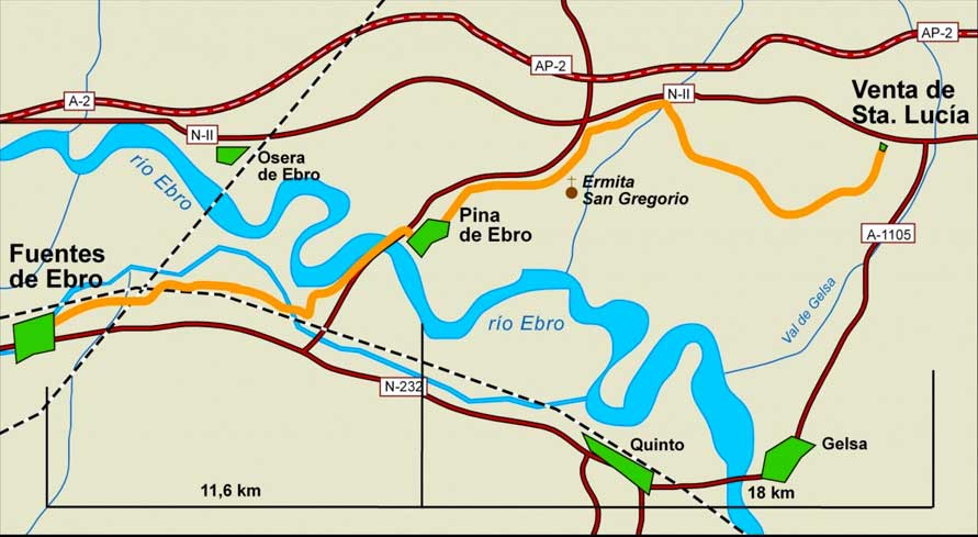 Ruta sendero - Ayuntamiento de Pina de Ebro