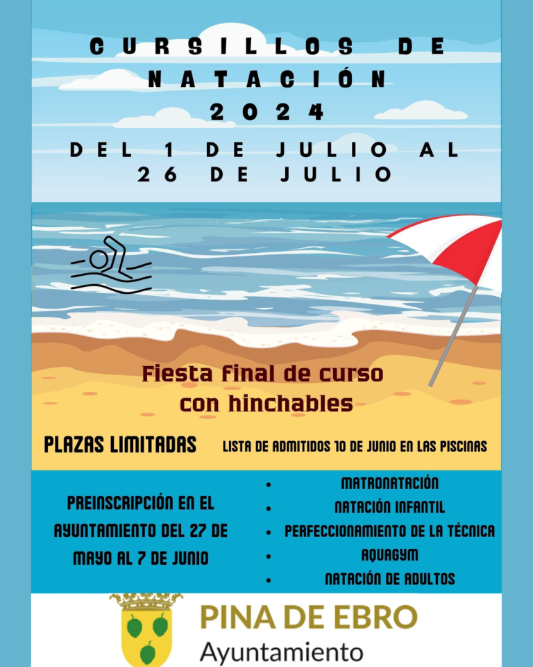 Curso de natación 2024
