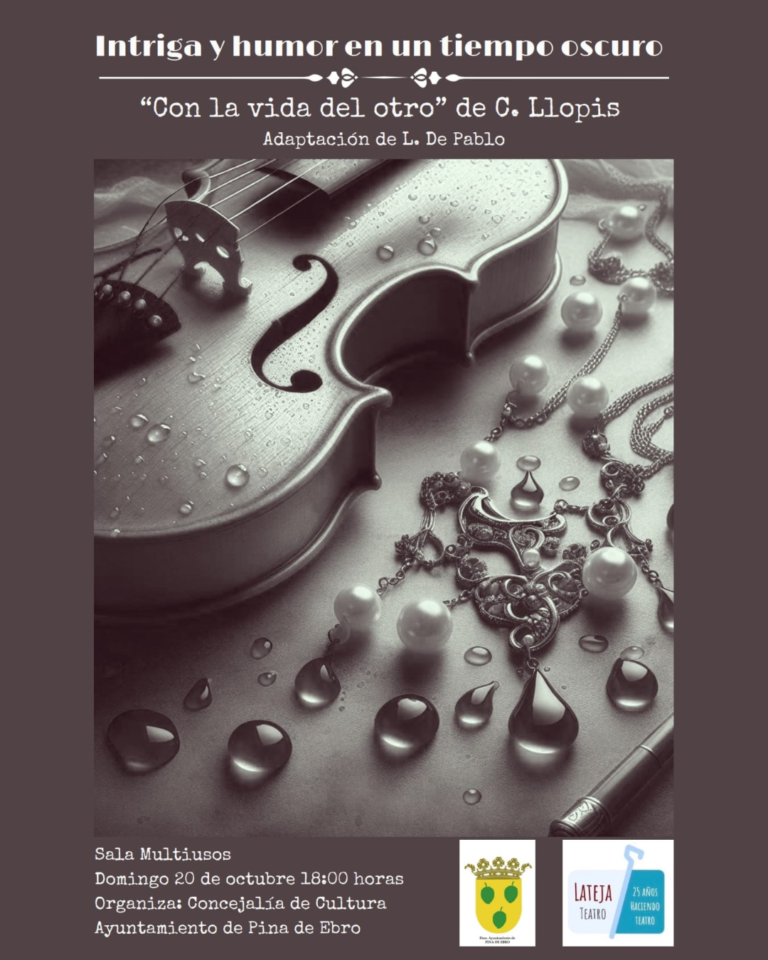 Teatro «Con la vida de otro»