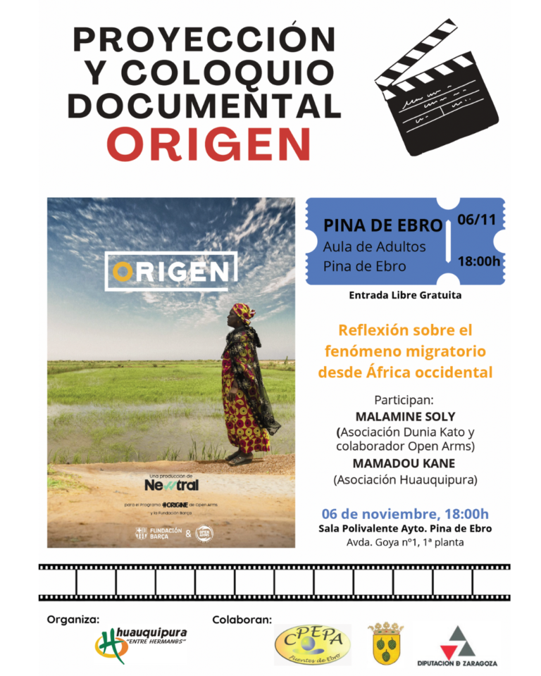 🎬 Proyección y Coloquio Documental: ORIGEN 🌍