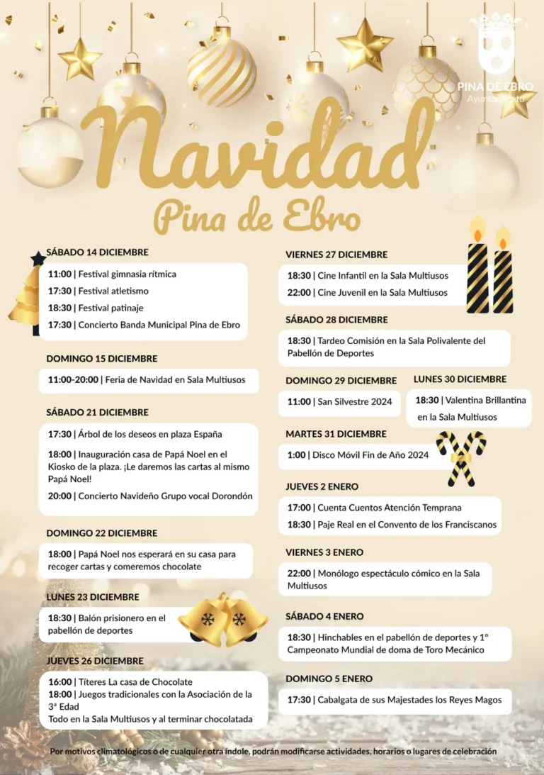 Programación de Navidad