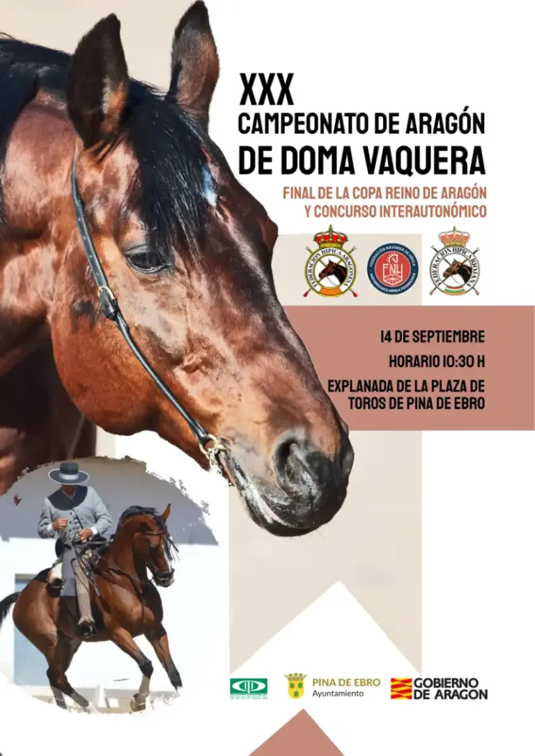 XXX Campeonato de Aragón y Interautonómico de Doma Vaquera
